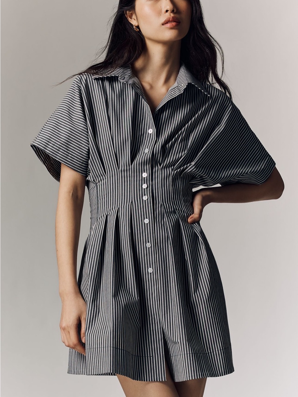 Anthropologie Tobie Mini Shirtdress by Exquise